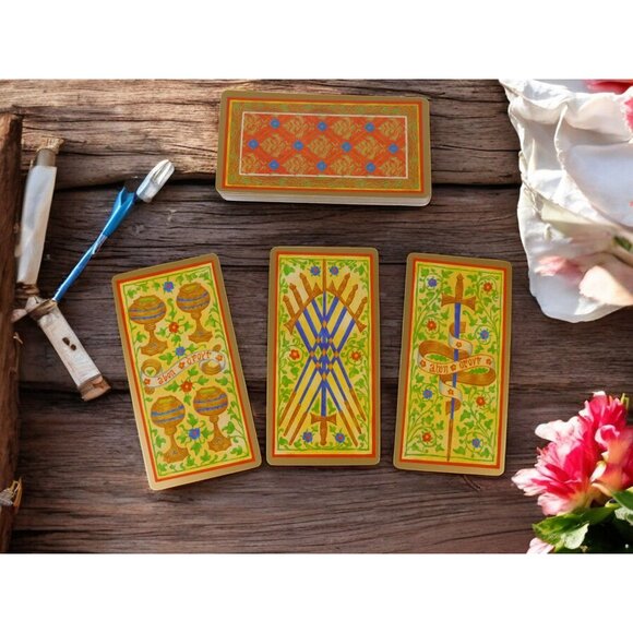 The Golden Tarot: Visconti-Sforza Deck by Mary Packard, New in Box - Picture 11 of 11